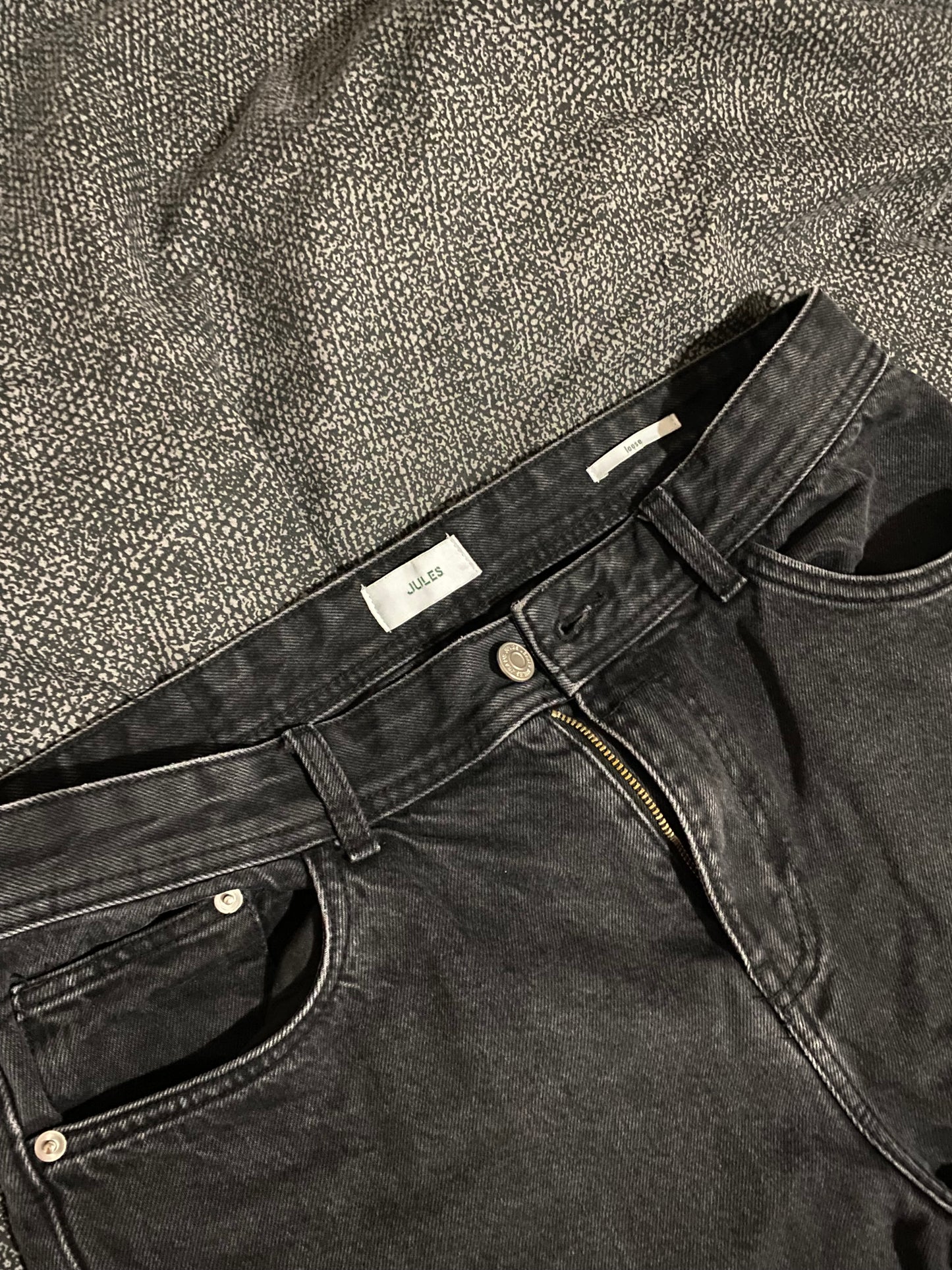 jean loose noir