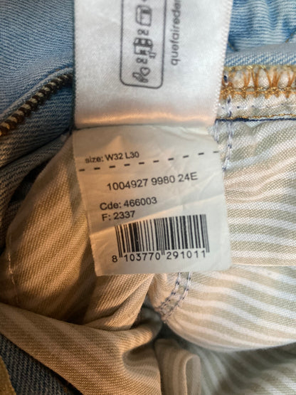 Jean straight 3 longueurs en coton recyclé