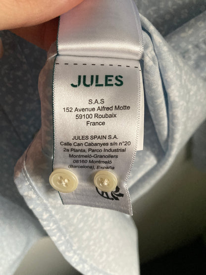 Chemise slim imprimé fleur coton