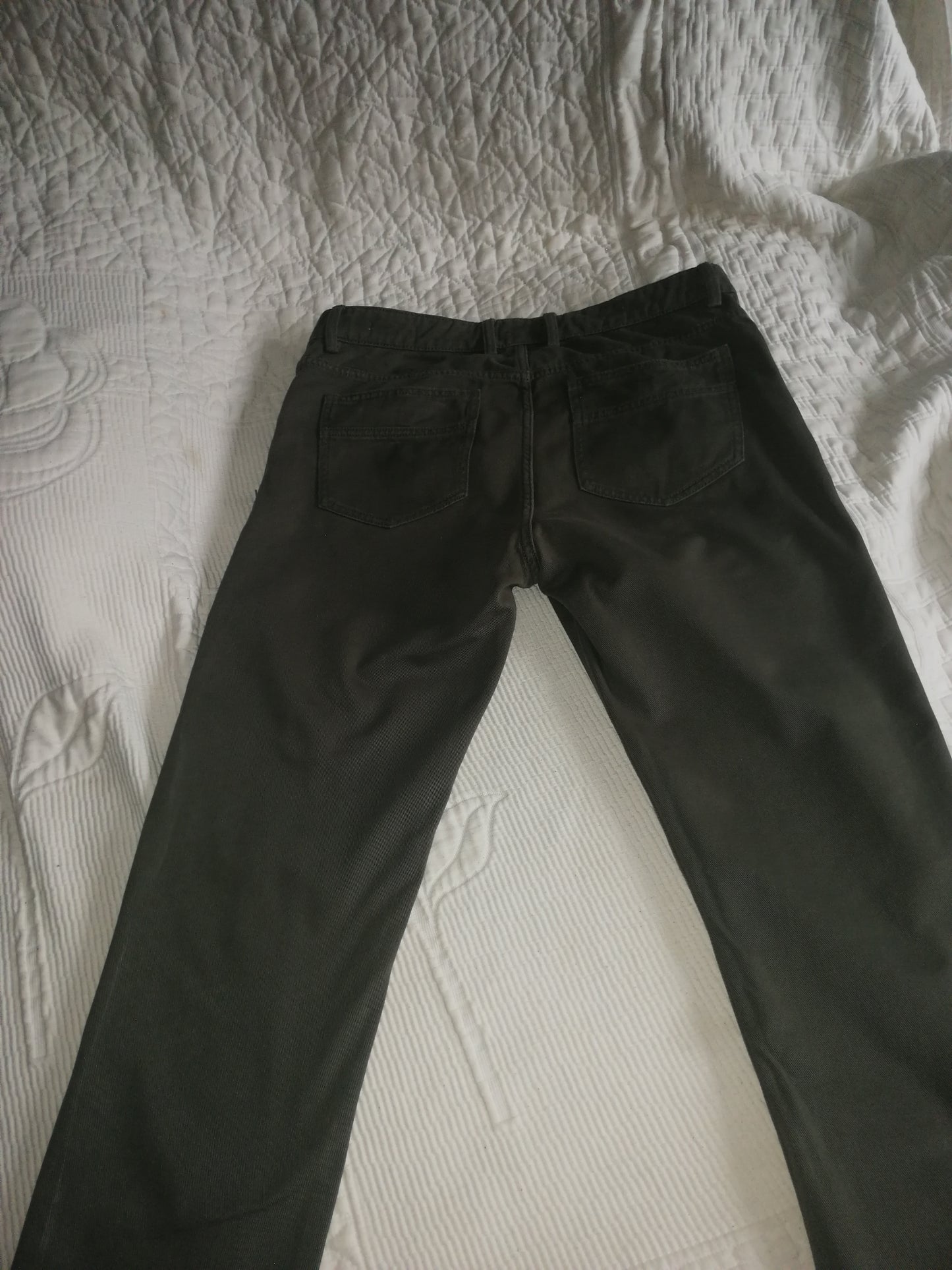 Pantalon coupe regular coton