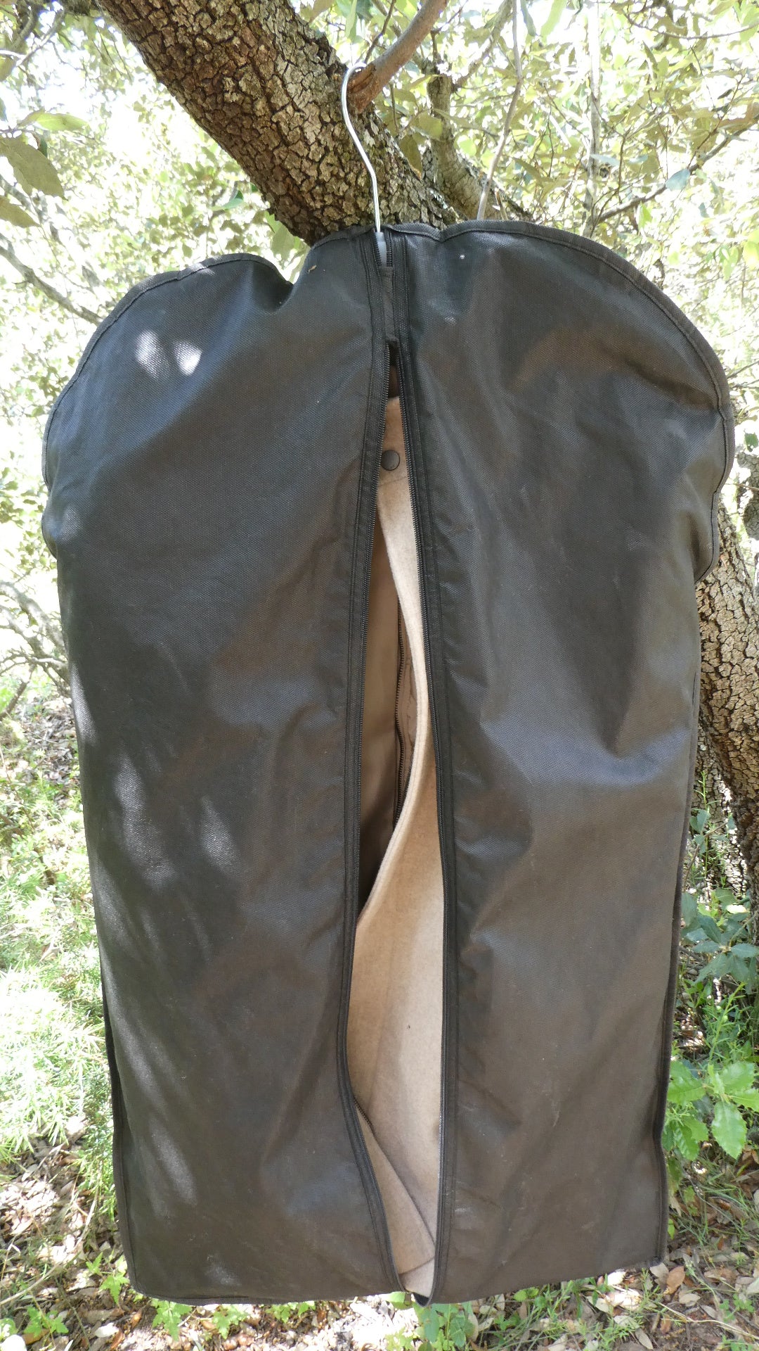 Manteau en laine col montant