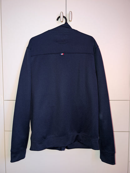 Sweat zippé col montant