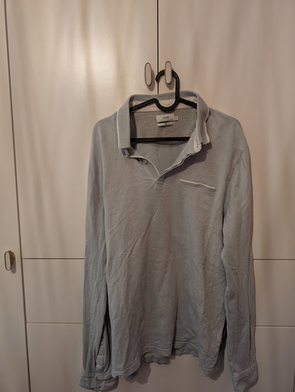 Polo manches longues jacquard