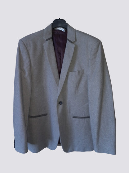 Veste slim coton majoritaire