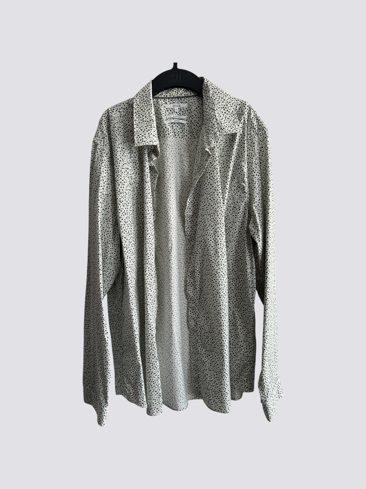 Chemise regular imprimé coton