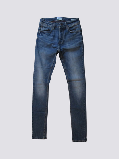 Jean Skinny 4 longueurs bleu lavé