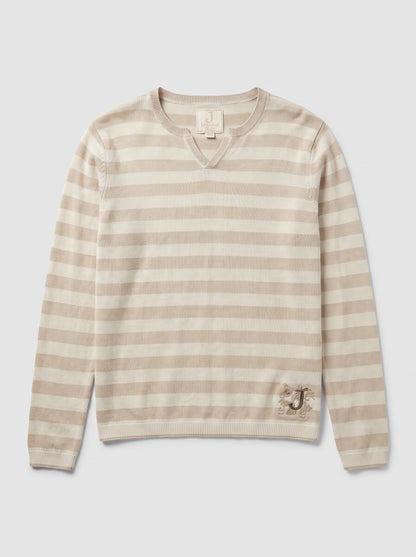 Pull léger col V échancré