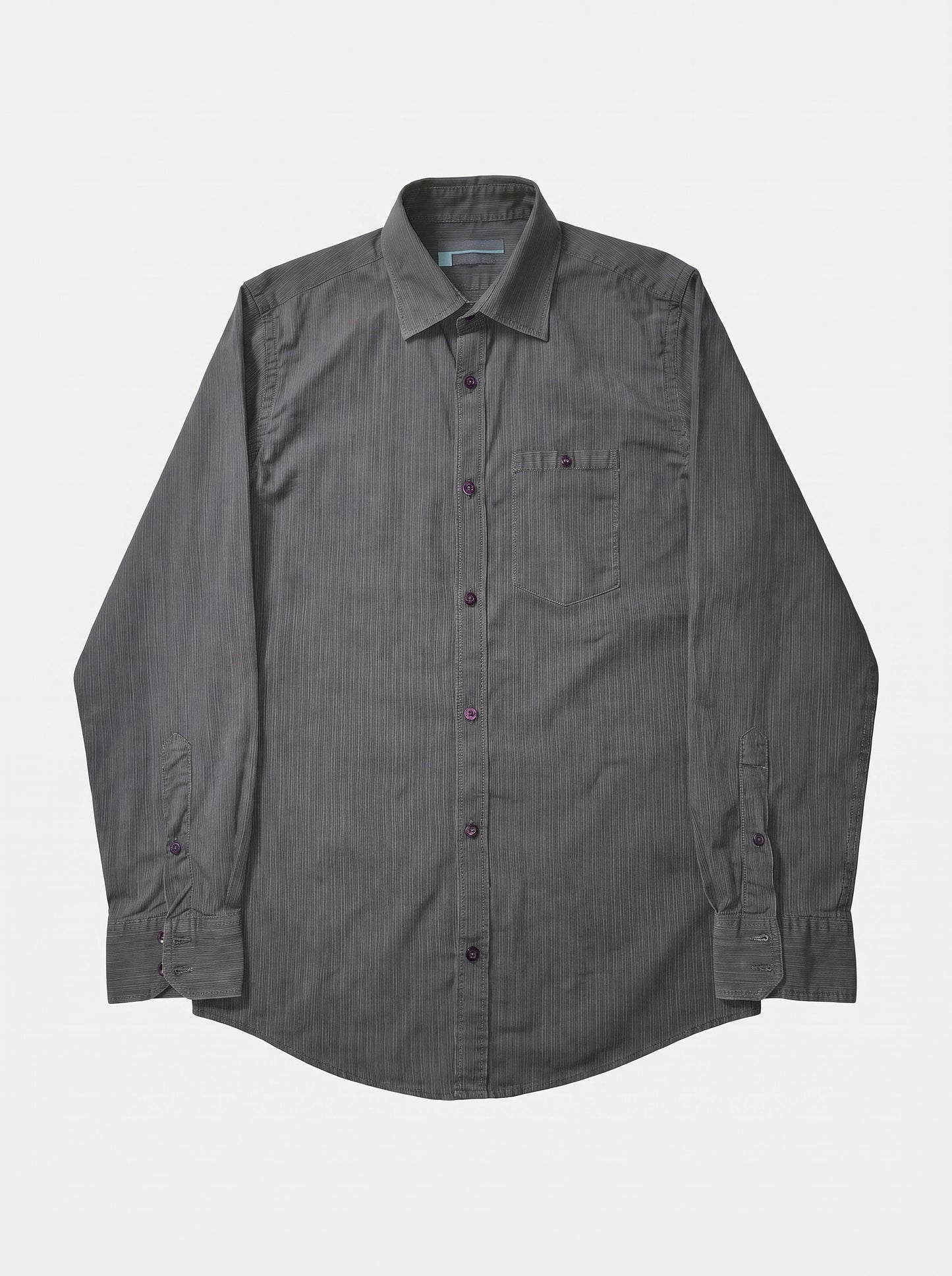 Chemise marron/gris