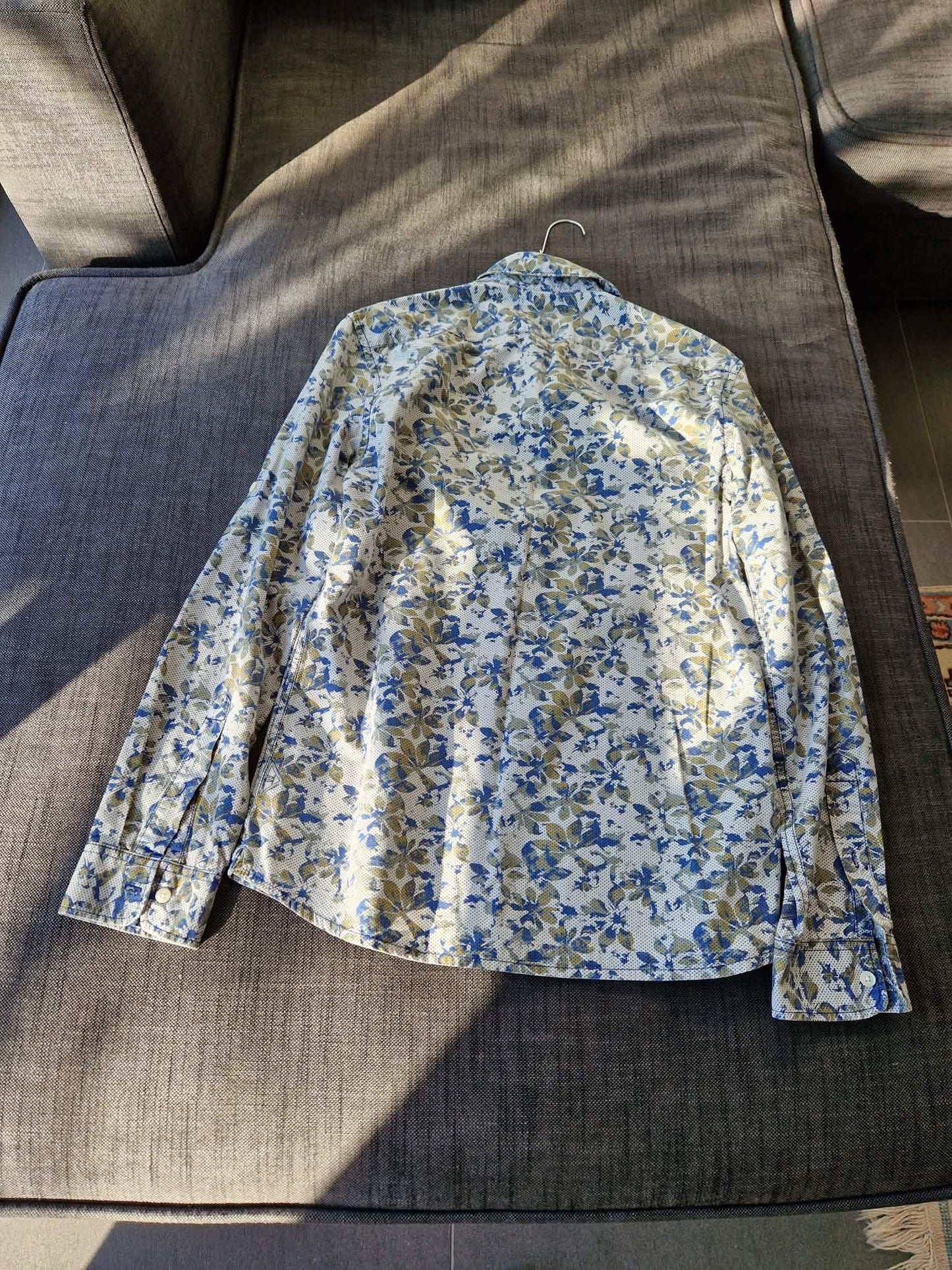 Chemise Imprimée Fleurs Coupe Slim