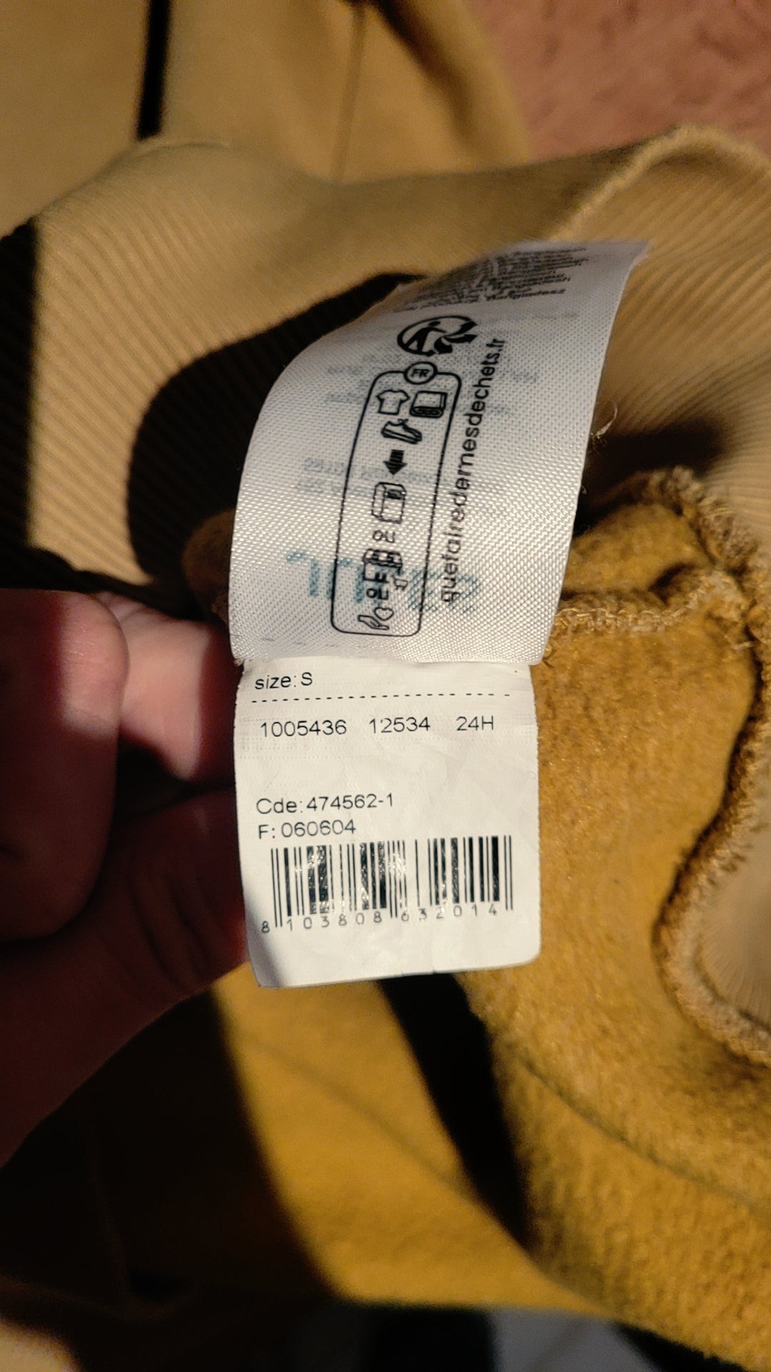 Sweat à capuche uni