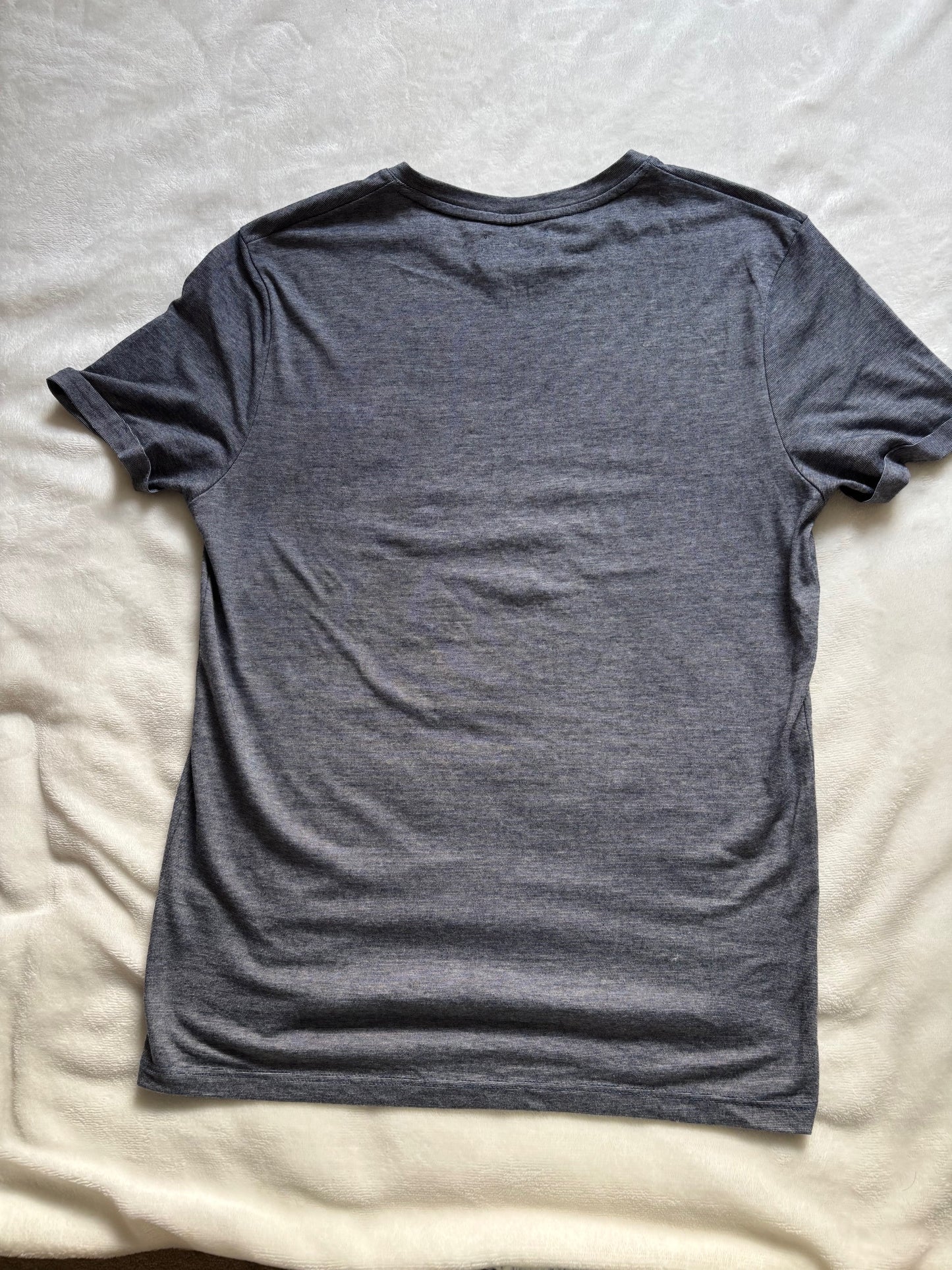 T-SHIRT BLEU CHINÉ