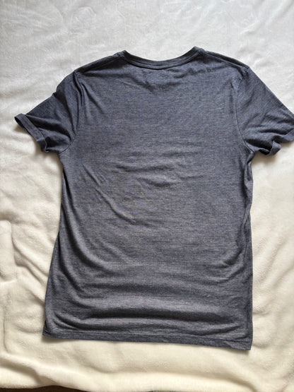 T-SHIRT BLEU CHINÉ