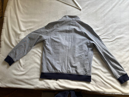 Blouson col montant esprit lin