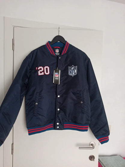 Veste NFL bleue marine & rouge