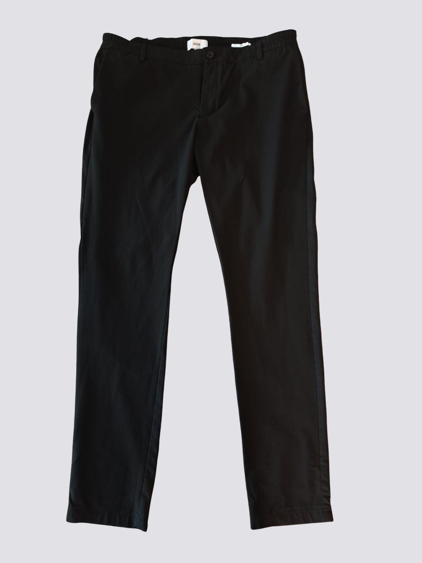 Pantalon slim chino taille élastiquée