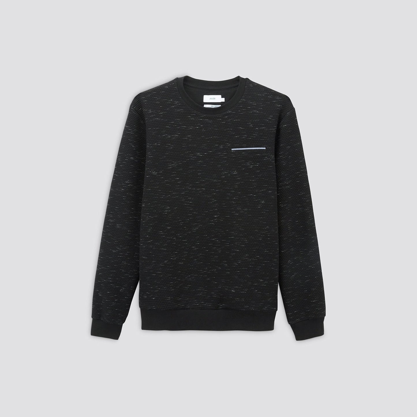 Sweat col rond texturé