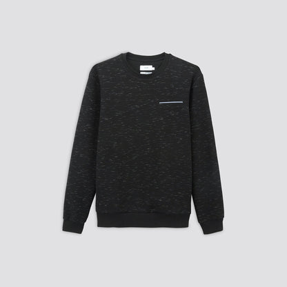 Sweat col rond texturé