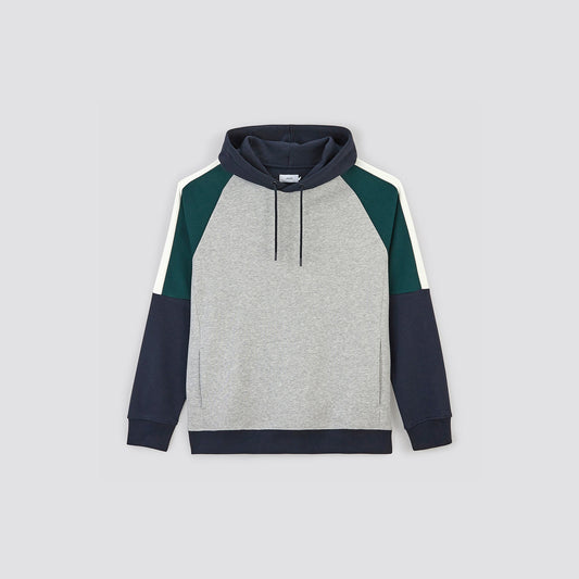 Sweat à capuche colorblock