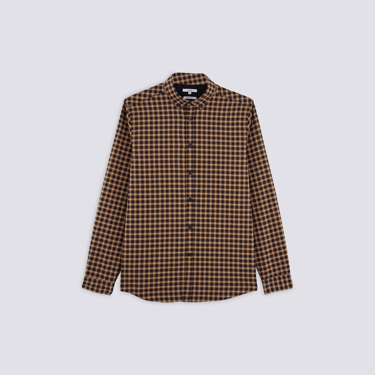 Chemise regular à carreaux