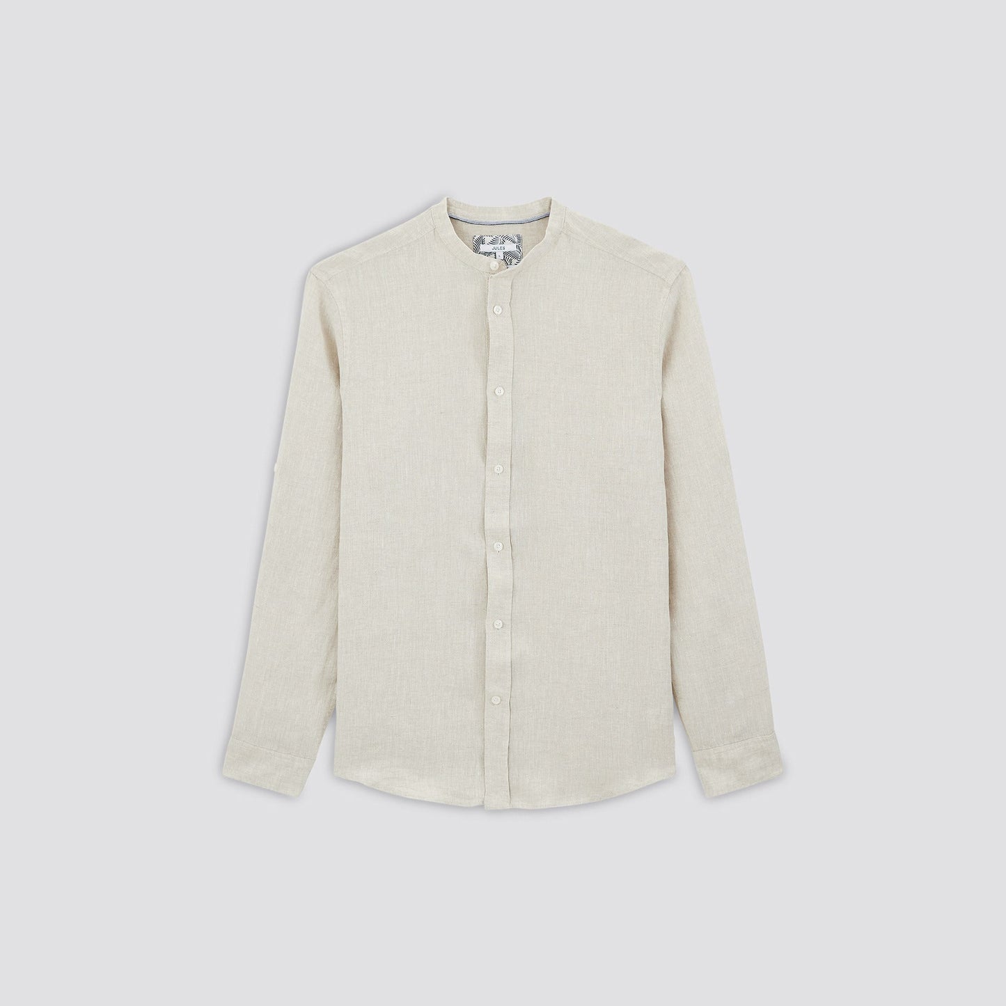 Chemise regular col mao lin