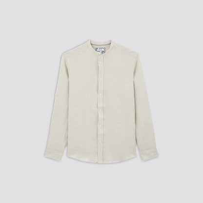 Chemise regular col mao lin