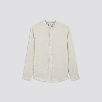 chemise régular col Mao lin