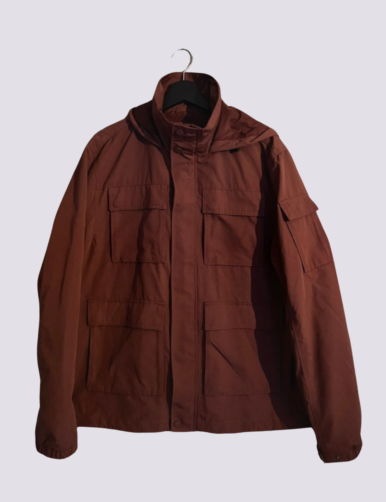 Parka courte à capuche