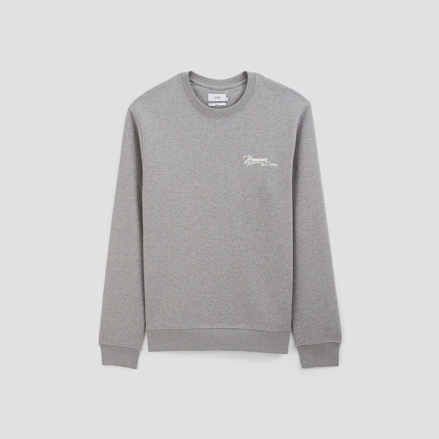 Sweat col rond Homme de coeur