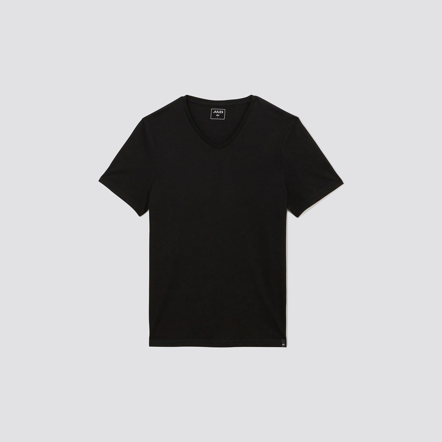Tee shirt basique col V coton issu de l'agri bio.