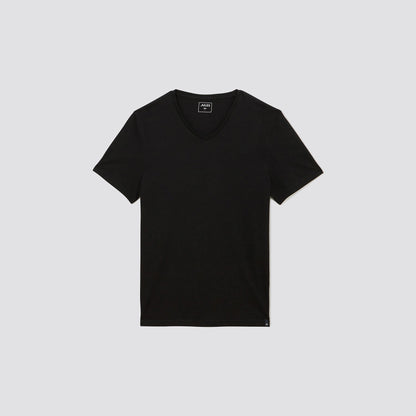 Tee shirt basique col V coton issu de l'agri bio.