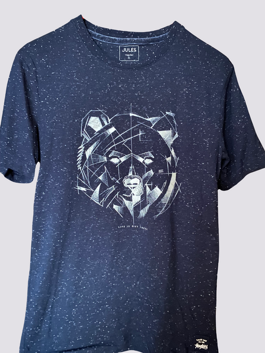 Tee shirt bleu marine regular