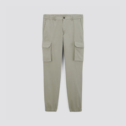 Chino forme cargo bas et taille élastiqués