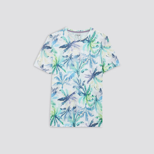 Tee shirt imprimé palmiers