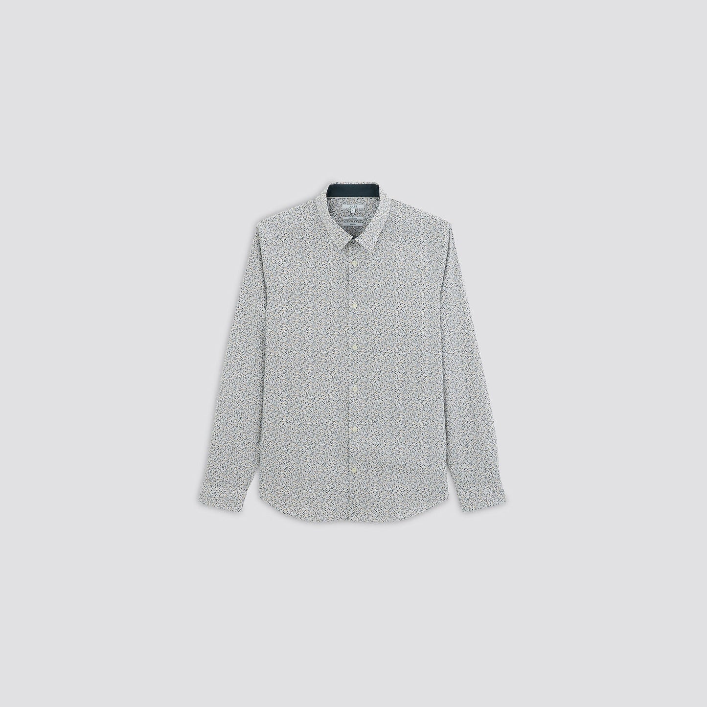 Chemise slim imprimé tache coton