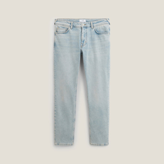 Jean straight 3 longueurs en coton recyclé