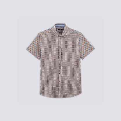 Chemise manches courtes regular imprimée