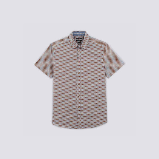 Chemise manches courtes regular imprimée