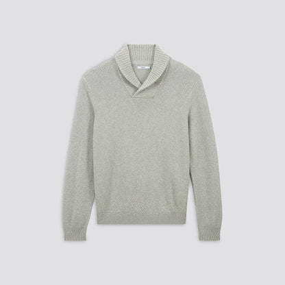 Pull col châle uni