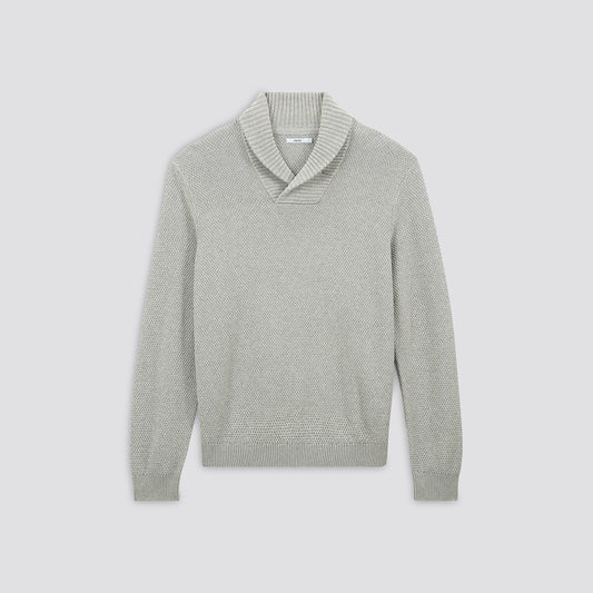 Pull col châle uni