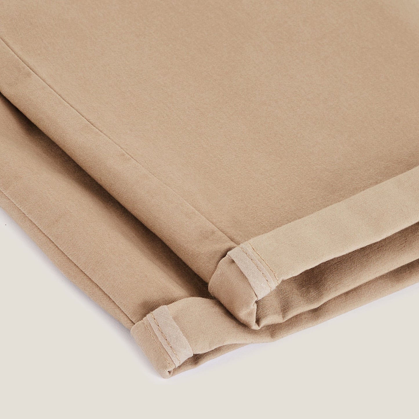 Bermuda chino uni avec ceinture