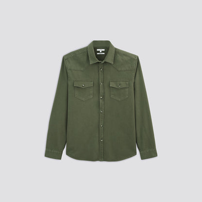Chemise regular twill coton biologique