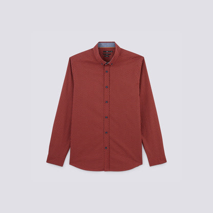 Chemise imprimée coupe slim