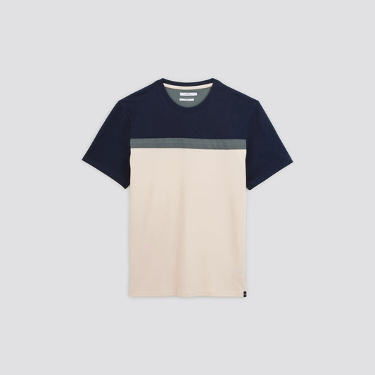 Tee shirt colorblock piqué