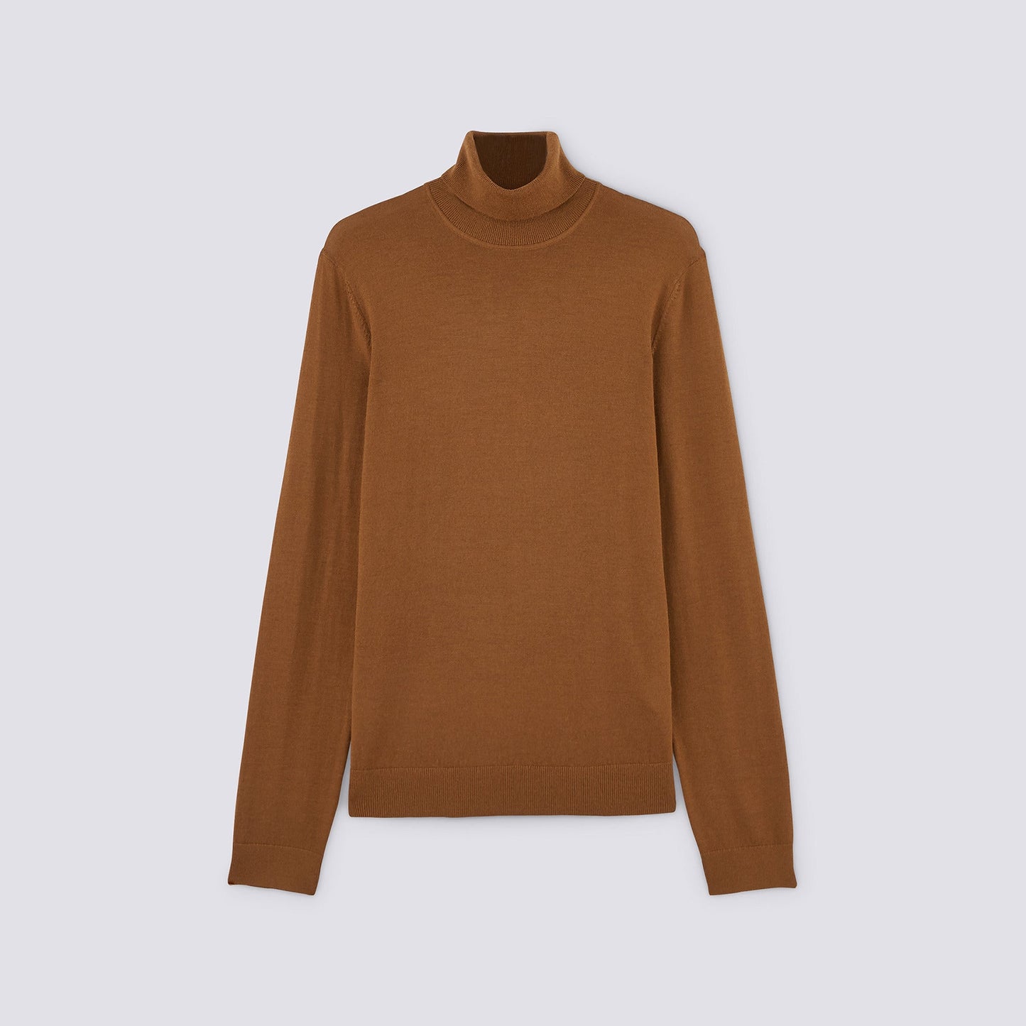 Pull col roulé en merinos