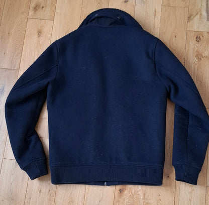 Blouson lainage col en sherpa