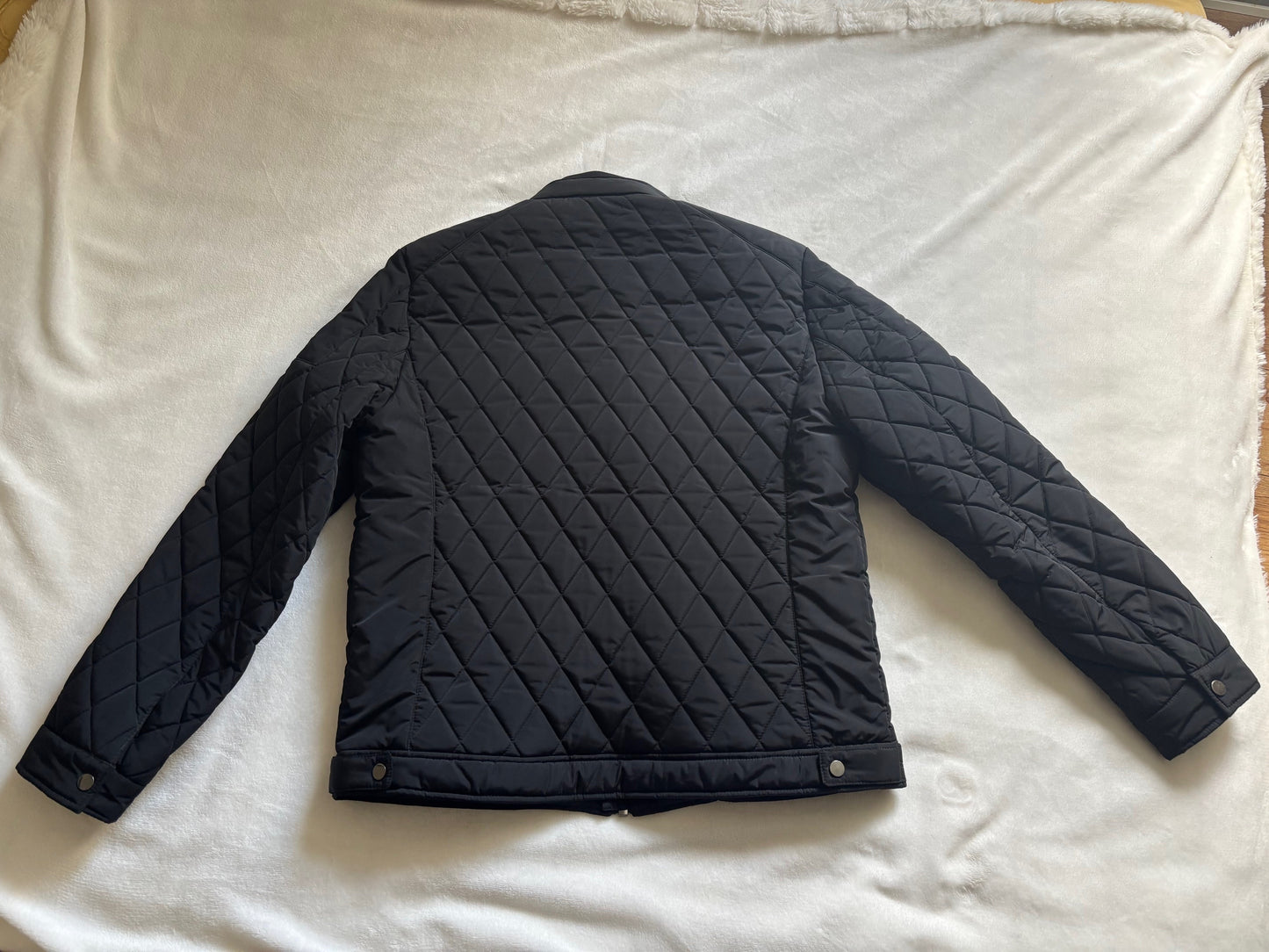 Blouson col montant type biker