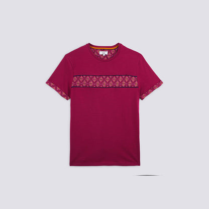 T-SHIRT AVEC EMPIÈCEMENT ETHNIQUE