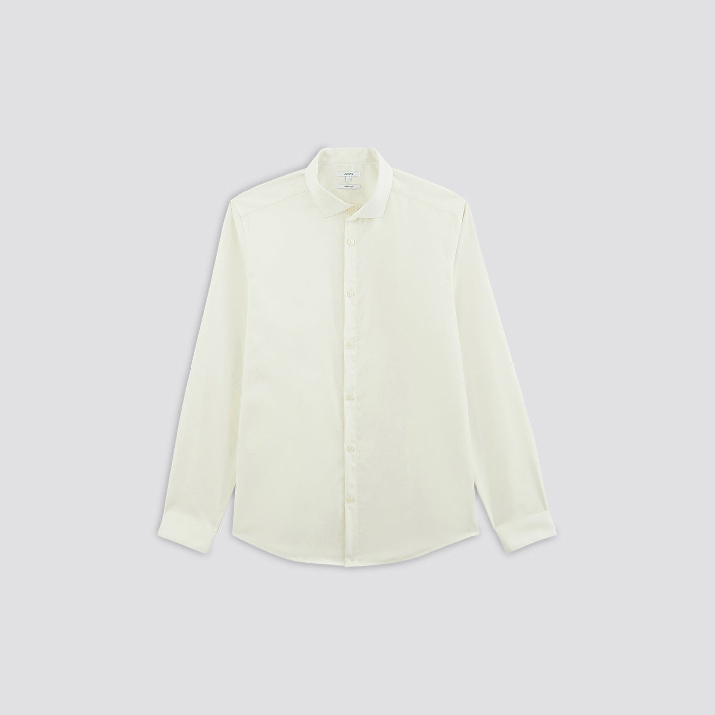 Chemise slim sans repassage unie coton