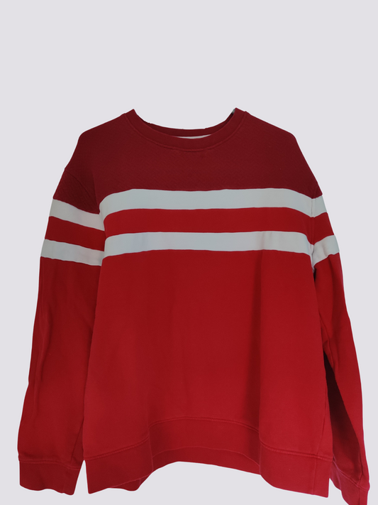 Pull vintage rouge