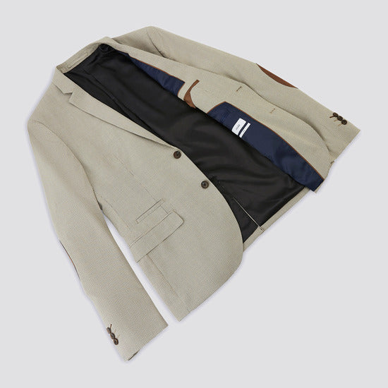 Veste slim motif pied de puce
